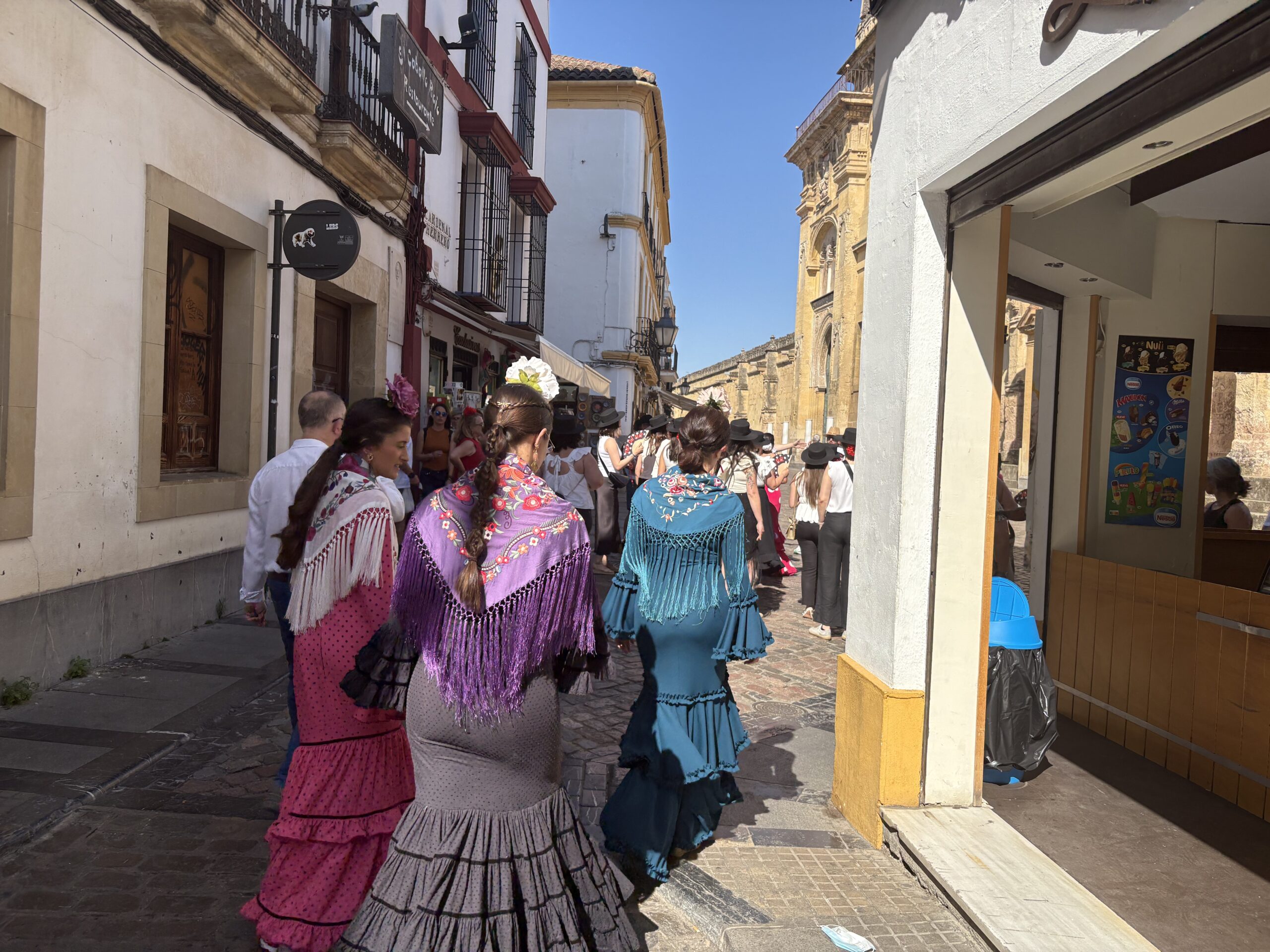 Women in Sevillian Dresses