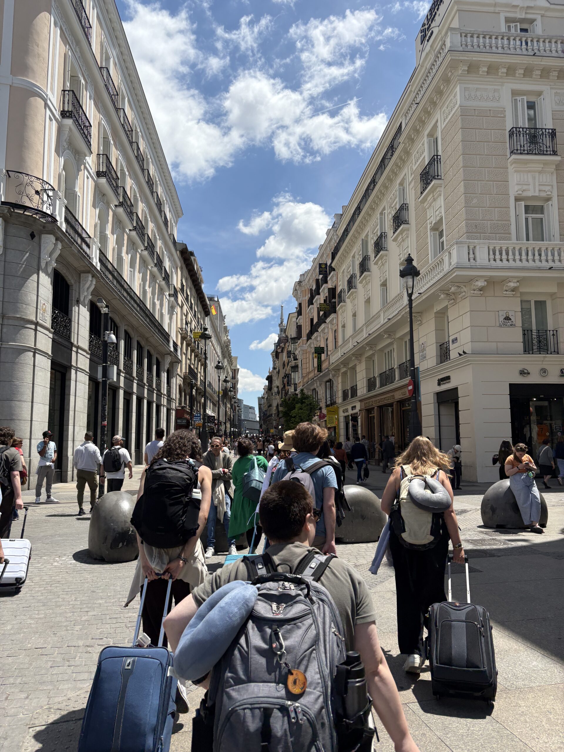 Day one of Spain: Madrid Street