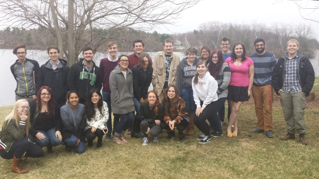 Last Day of Class at the Professor's House on Coe's Pond.