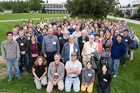 Well, okay. Maybe these people are not ALL our collaborators. But we wish they were. They are actually participants at the fifth international conference on stickleback behavior and evolution, Anchorage, Alaska, 2006.